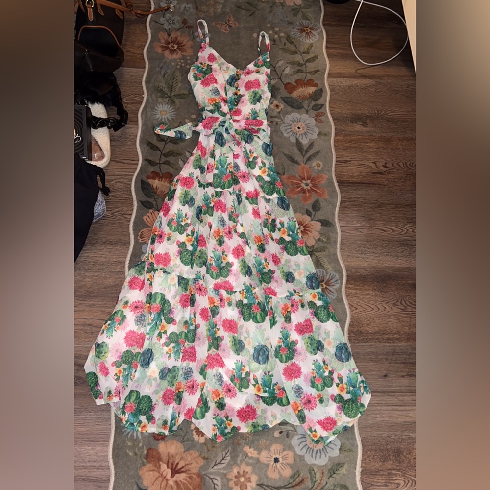 Floral Maxi Dress - Multicolor